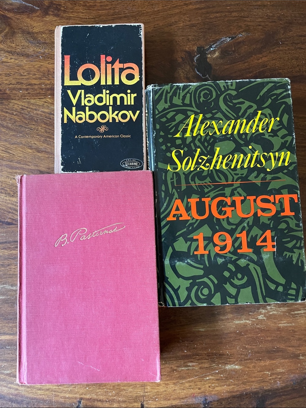 3 Russian Literature in Translation Vintage Books Lolita Dr Zhivago August 1914
